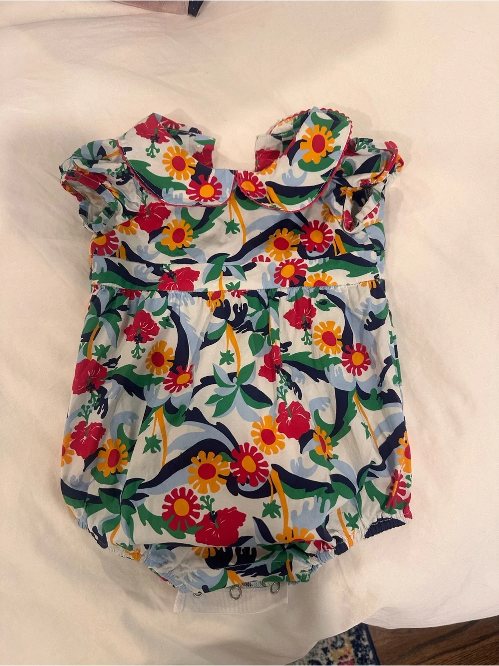 Classic Prep Multicolor Floral Baby Romper - 9-12M